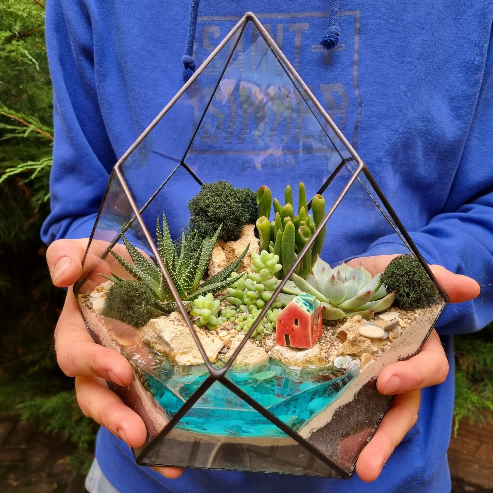 Ромбокапля М с имитацией воды