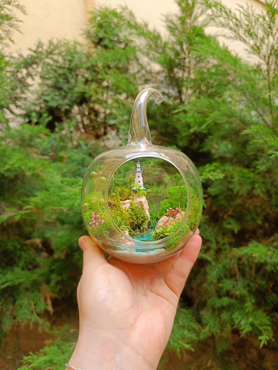 Моссариум яблочко с маяком