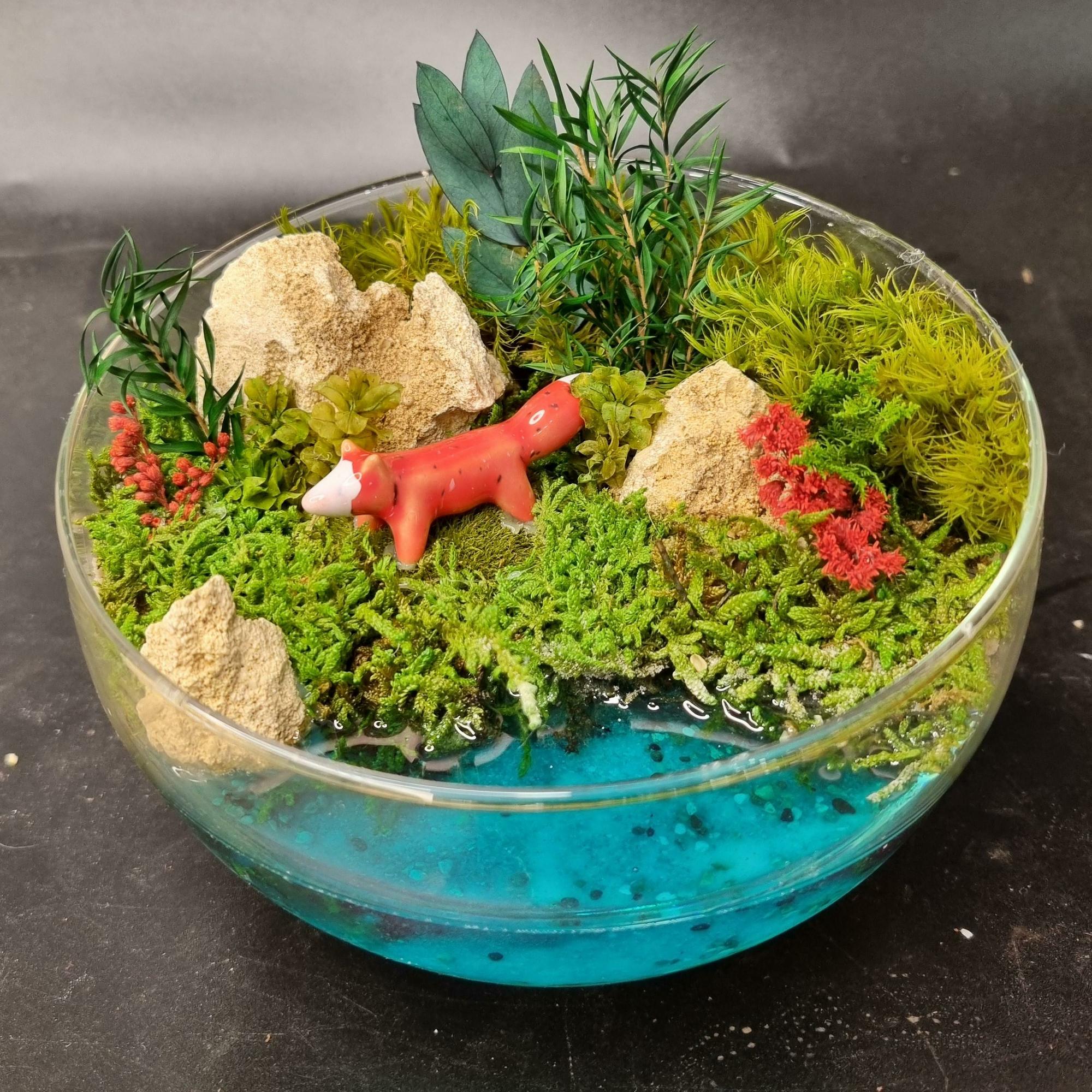 Моссариум в сфере S с лисой