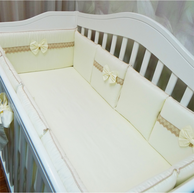Комплект бортиков #213 цв.молочный/бежевый