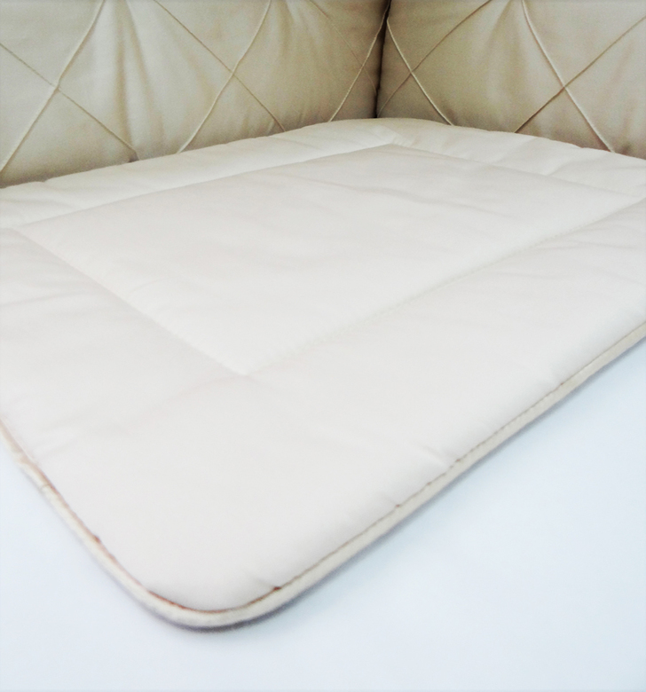 Подушка для новорожденного #262/3-c 35х45 см цв.светло-бежевый