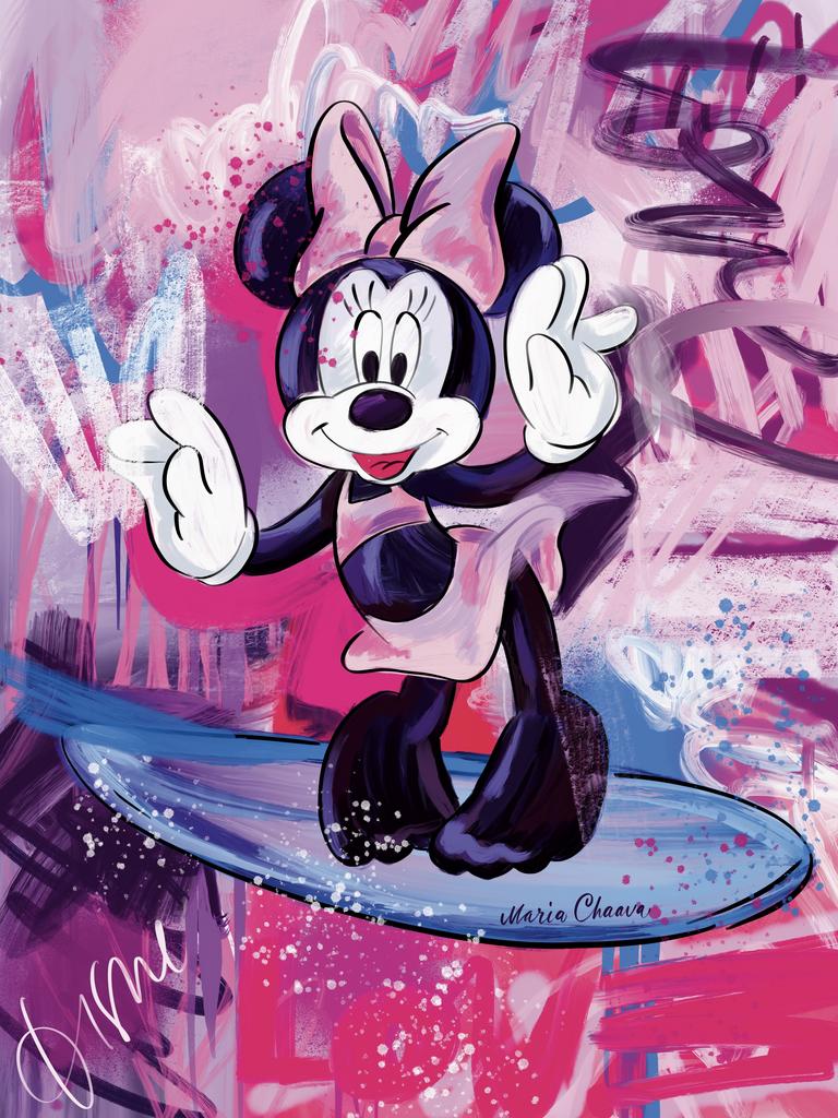 Минни Маус серфер