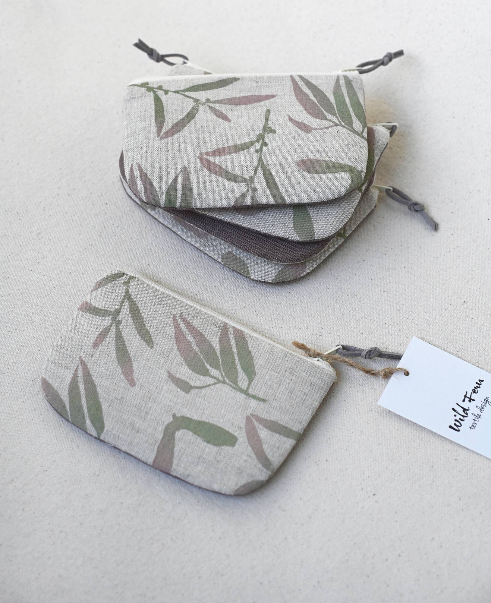 Coin pouch " Into the fog "