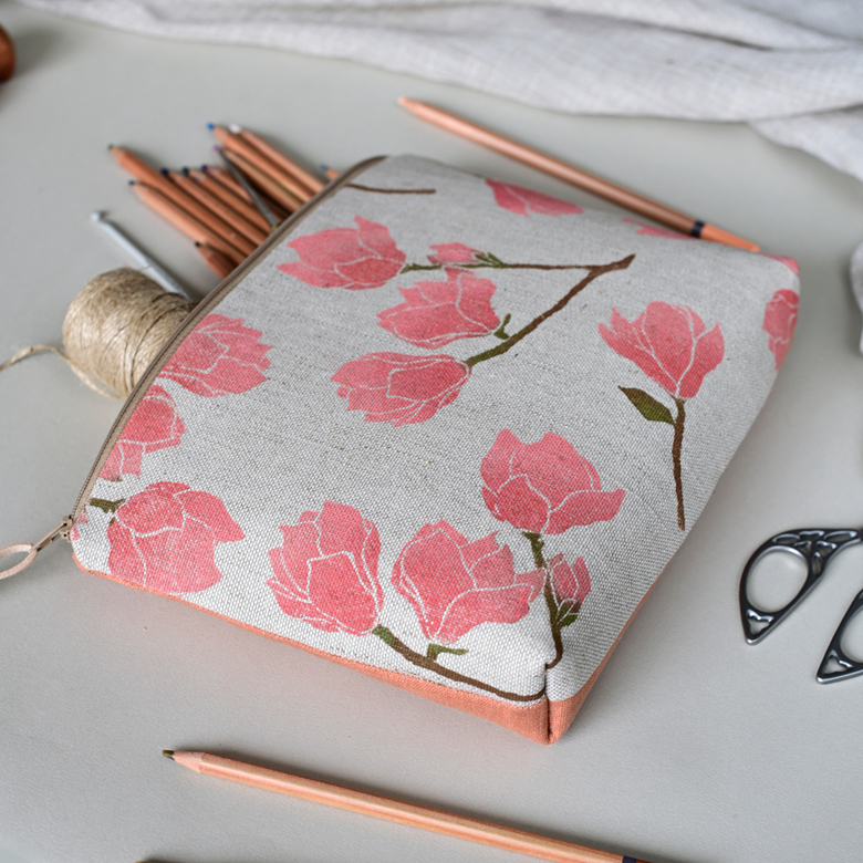 Project pouch "Magnolia"