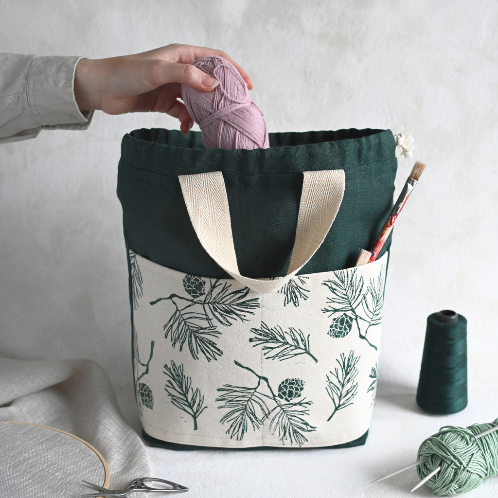 Big project bag "Into the woods"