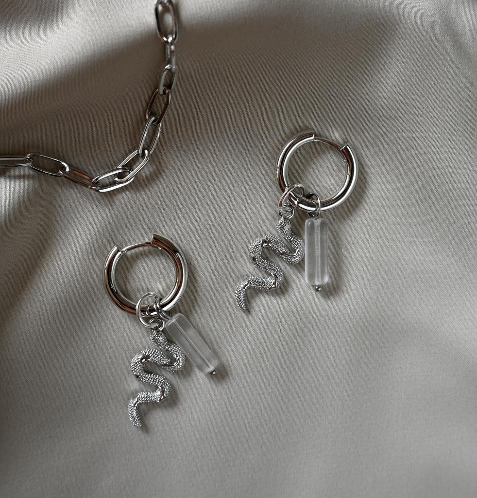 Hoop Earrings Snakes