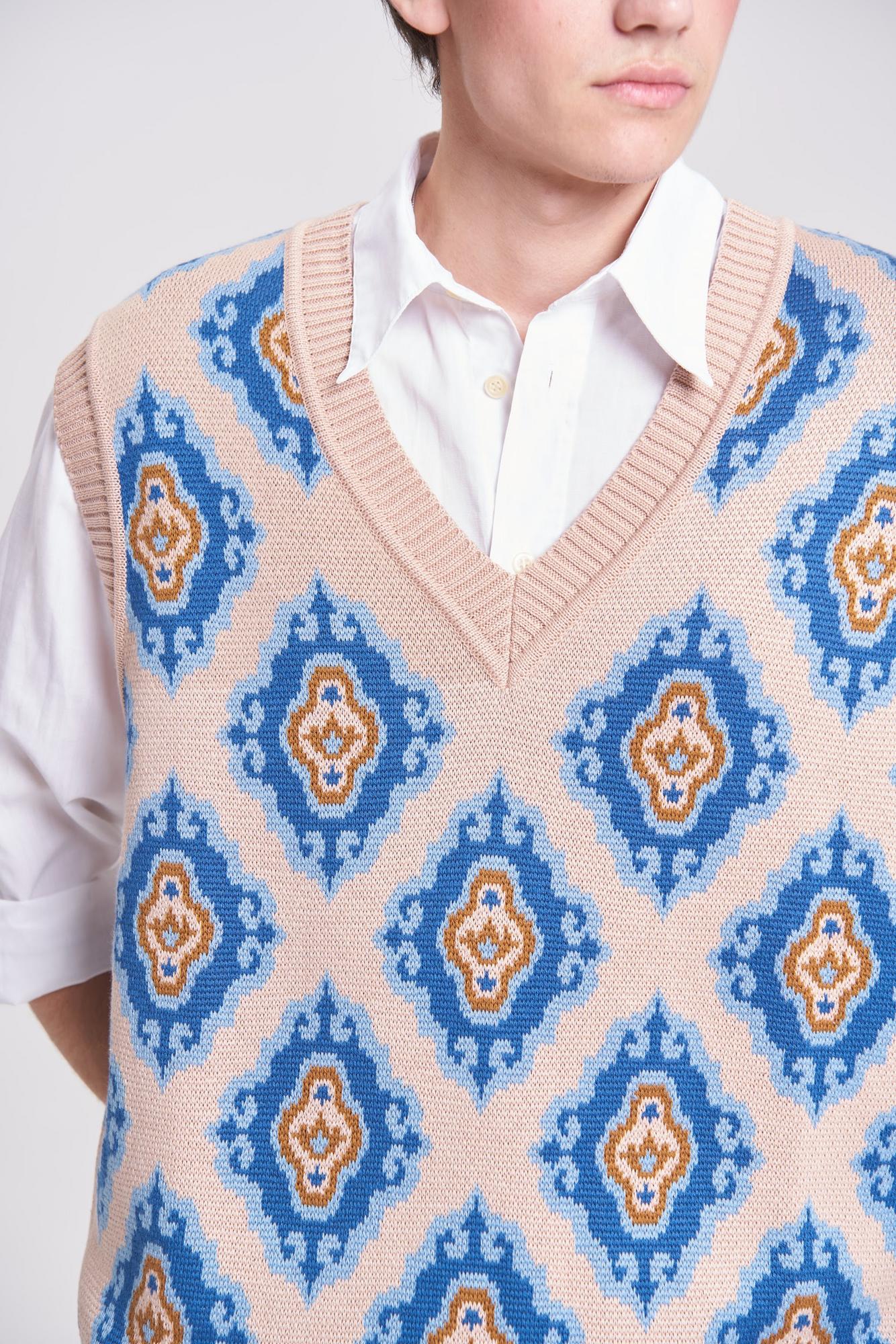 Жилет "Тюбетейка" унисекс бежевый