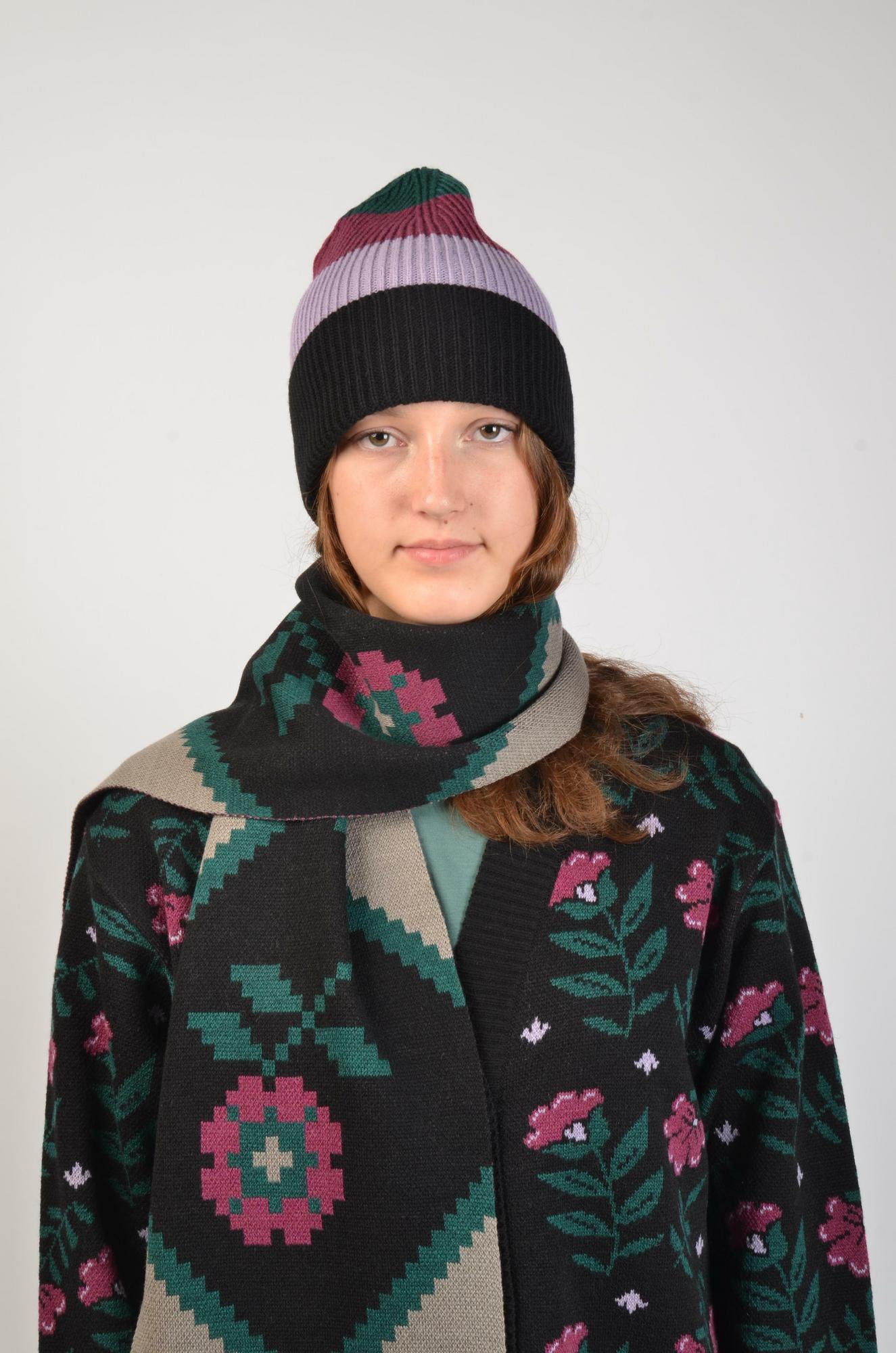 Шапка Flora черная