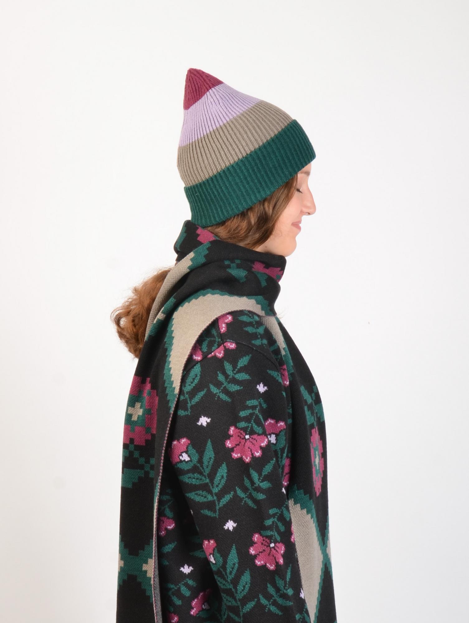 Шапка Flora зеленая