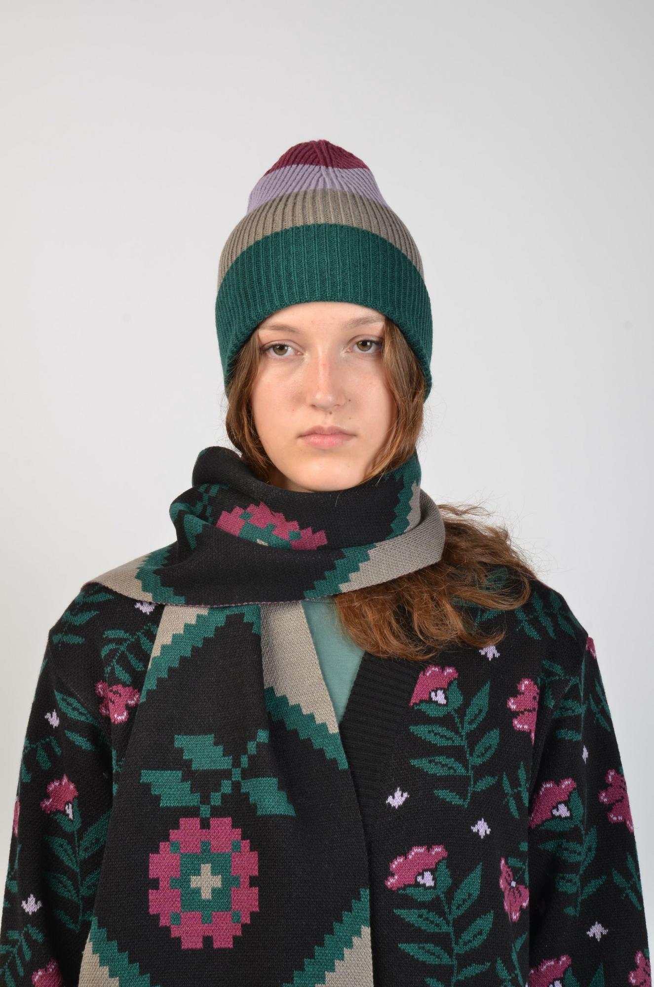 Шапка Flora зеленая