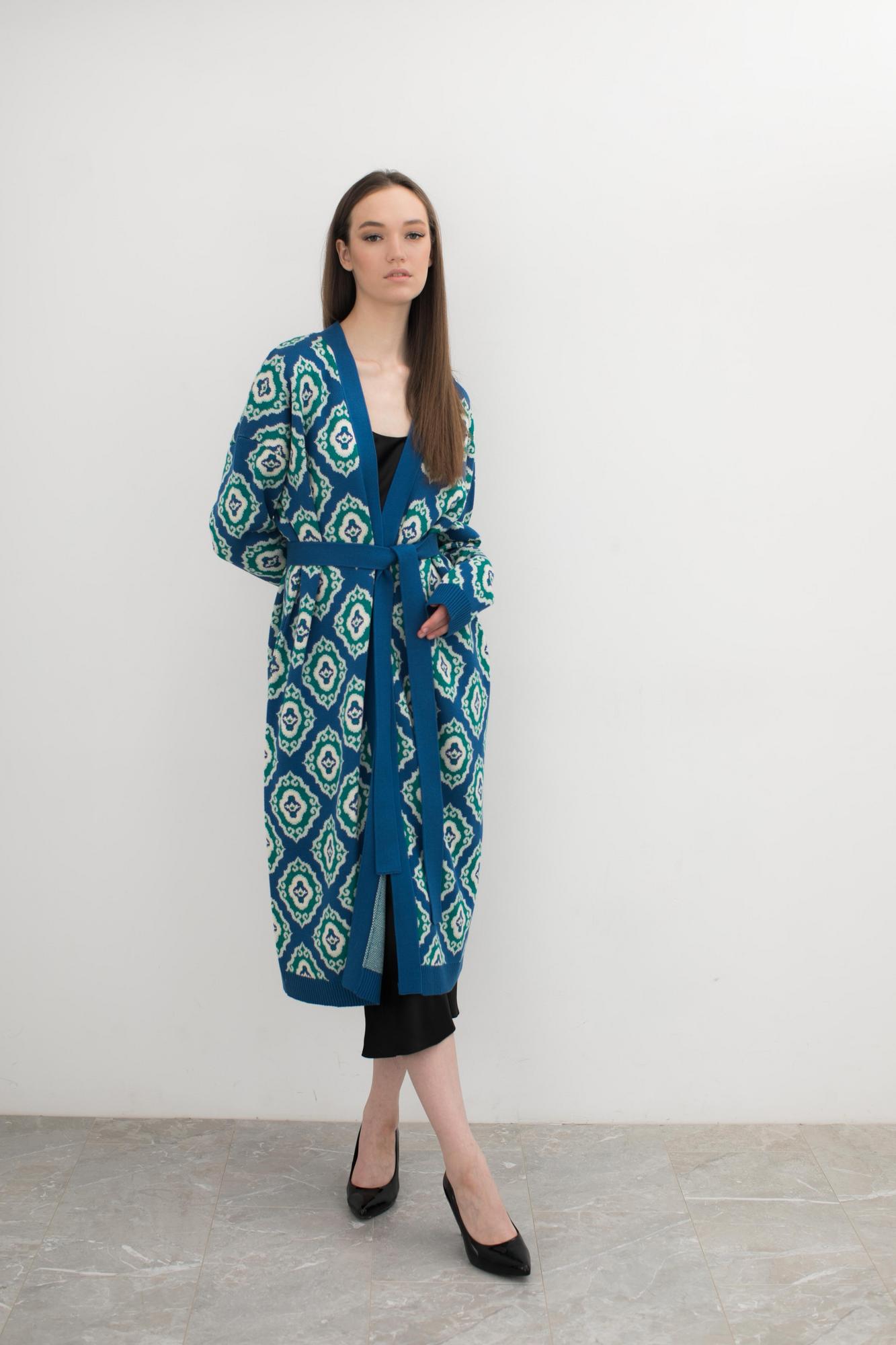 Кафтан Тюбетейка синий