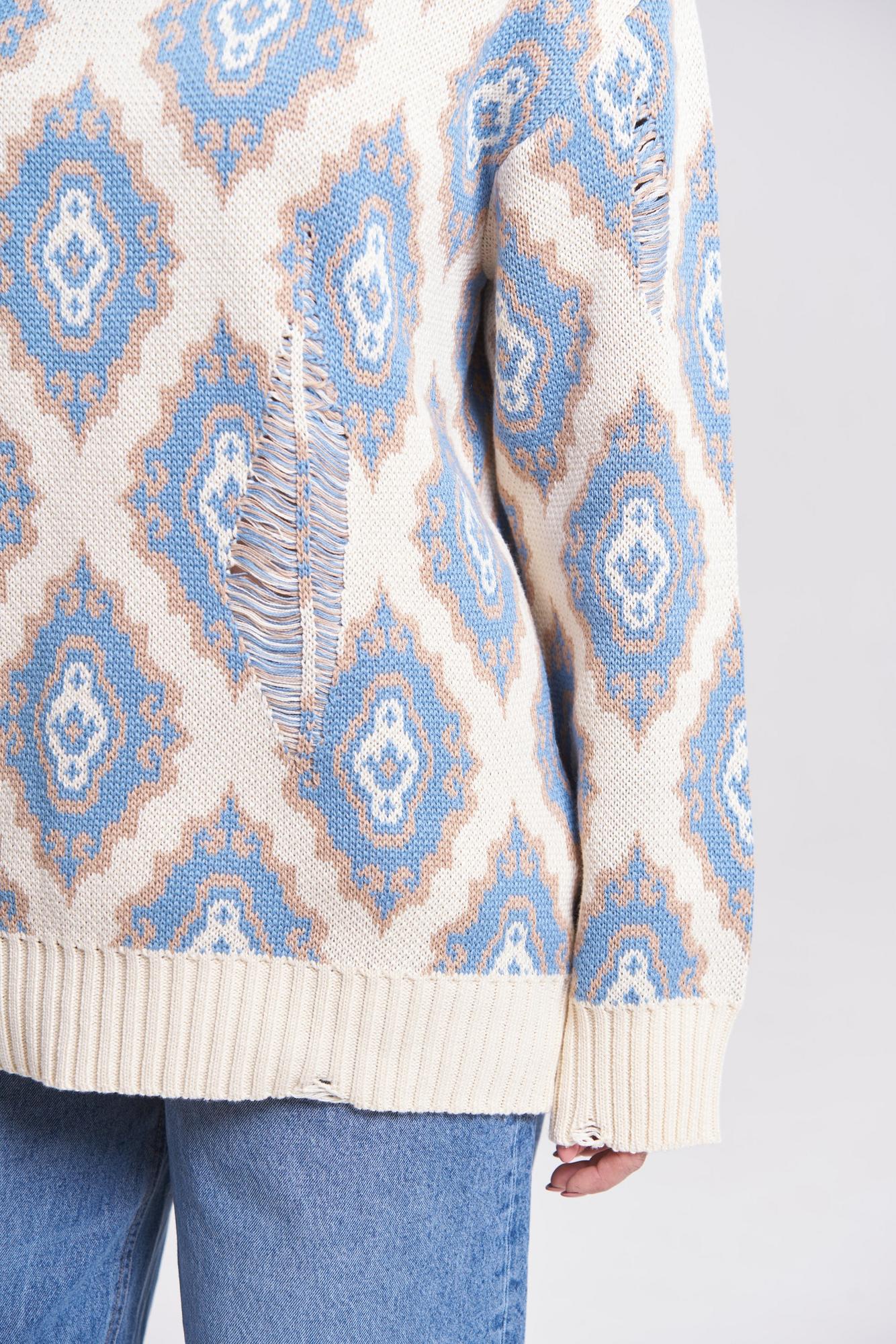 Джемпер унисекс История молочный