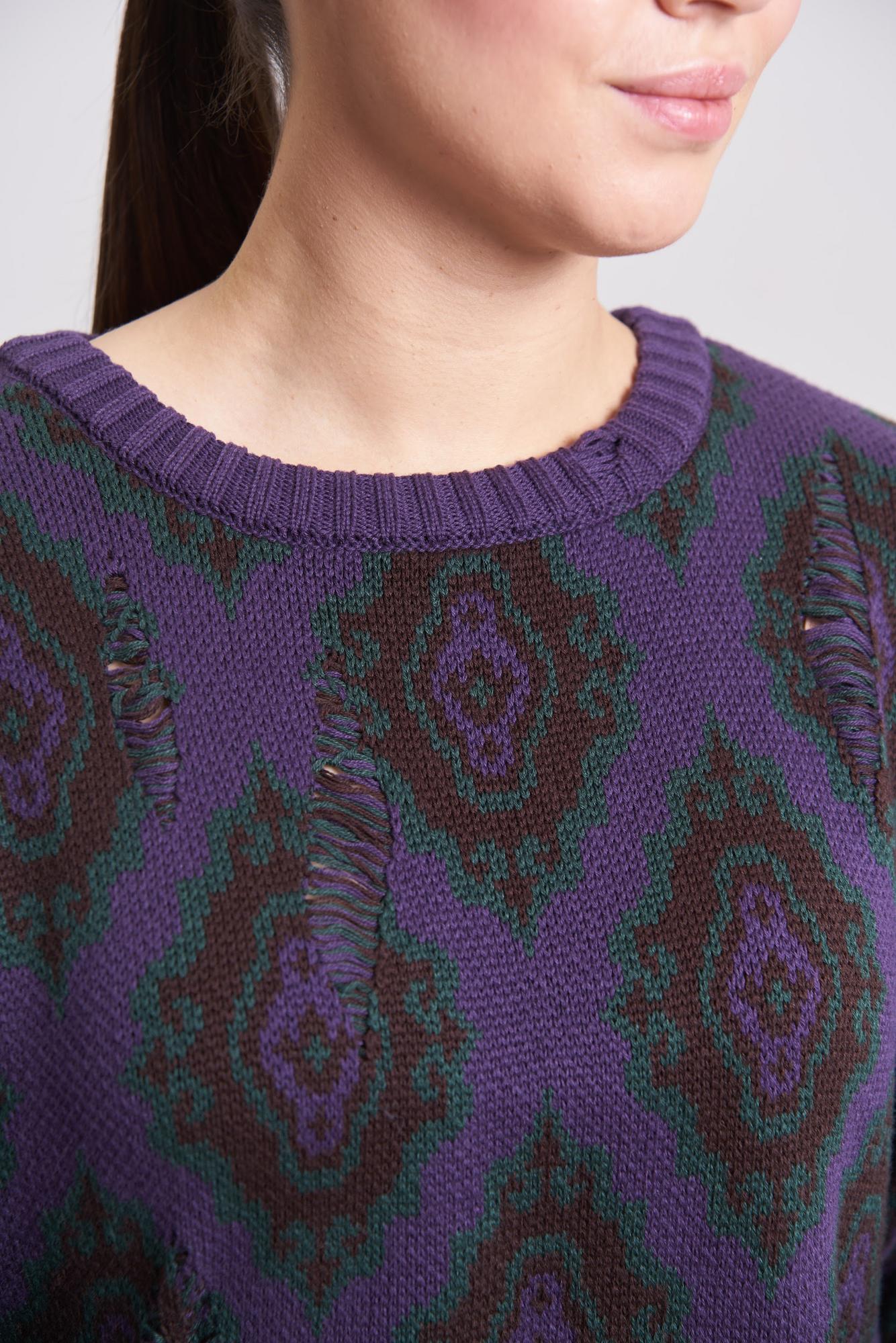 Джемпер унисекс История фиолетовый