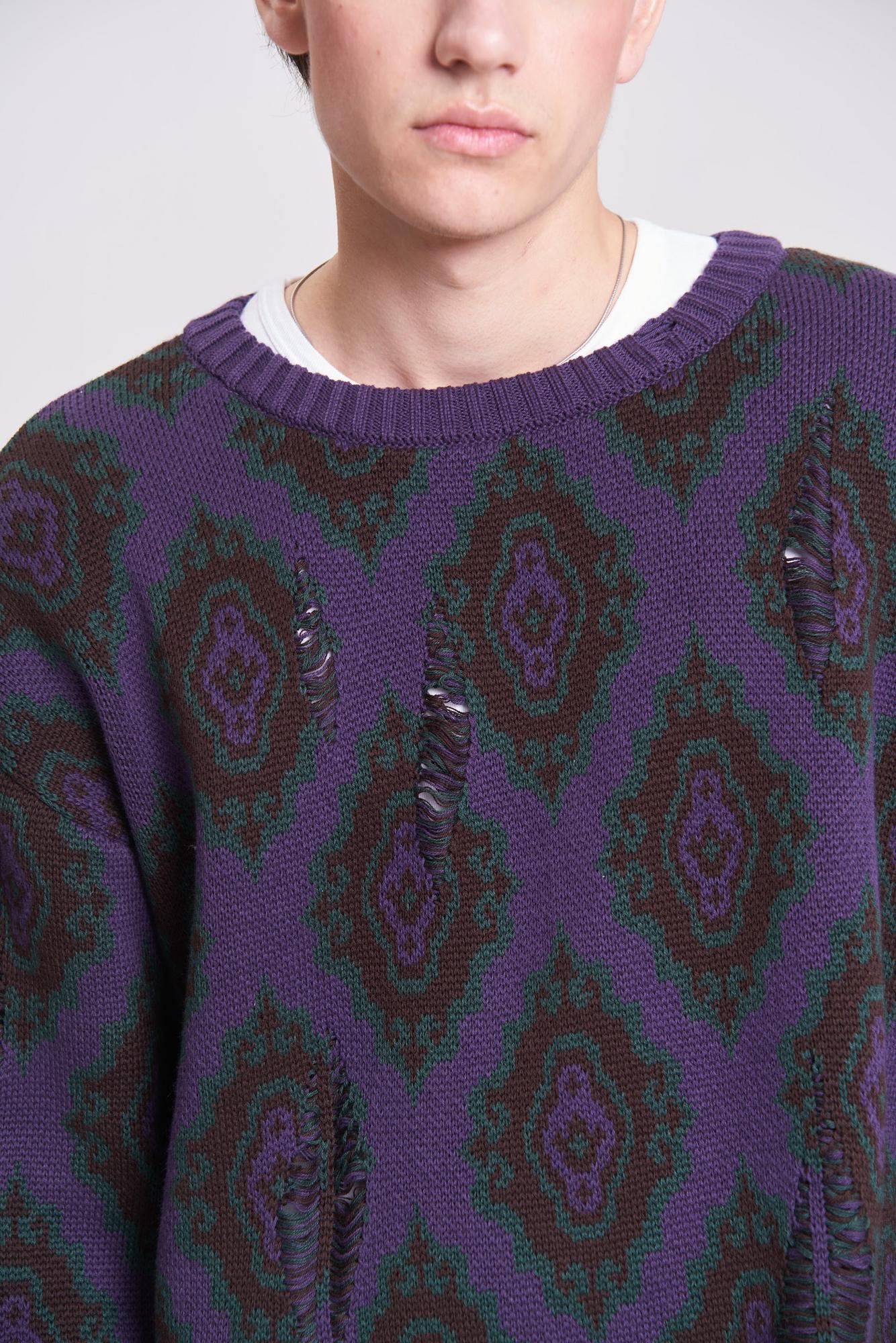 Джемпер История фиолетовый