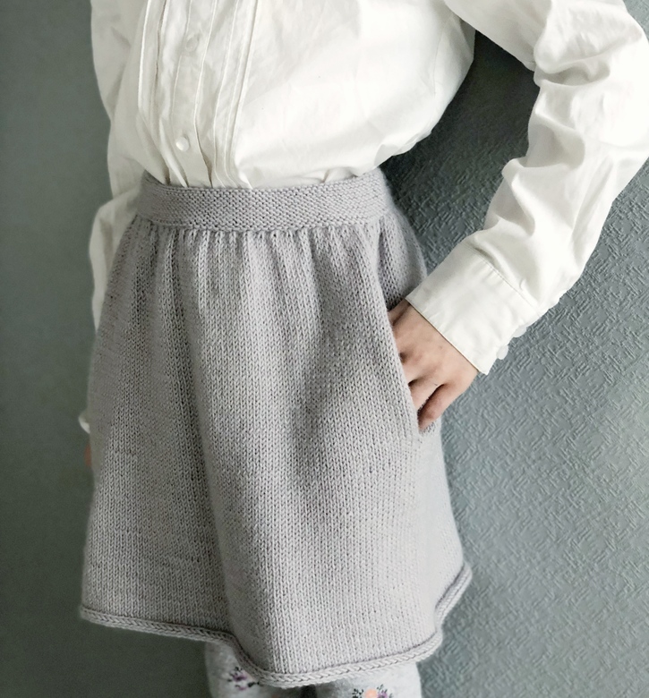 Юбка с карманами