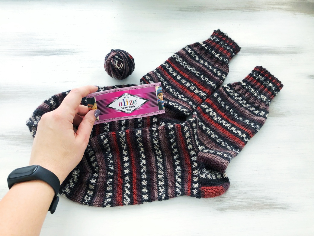 Классические бабушкины носки