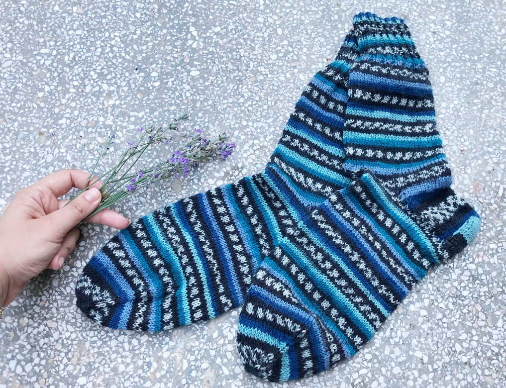 Классические бабушкины носки