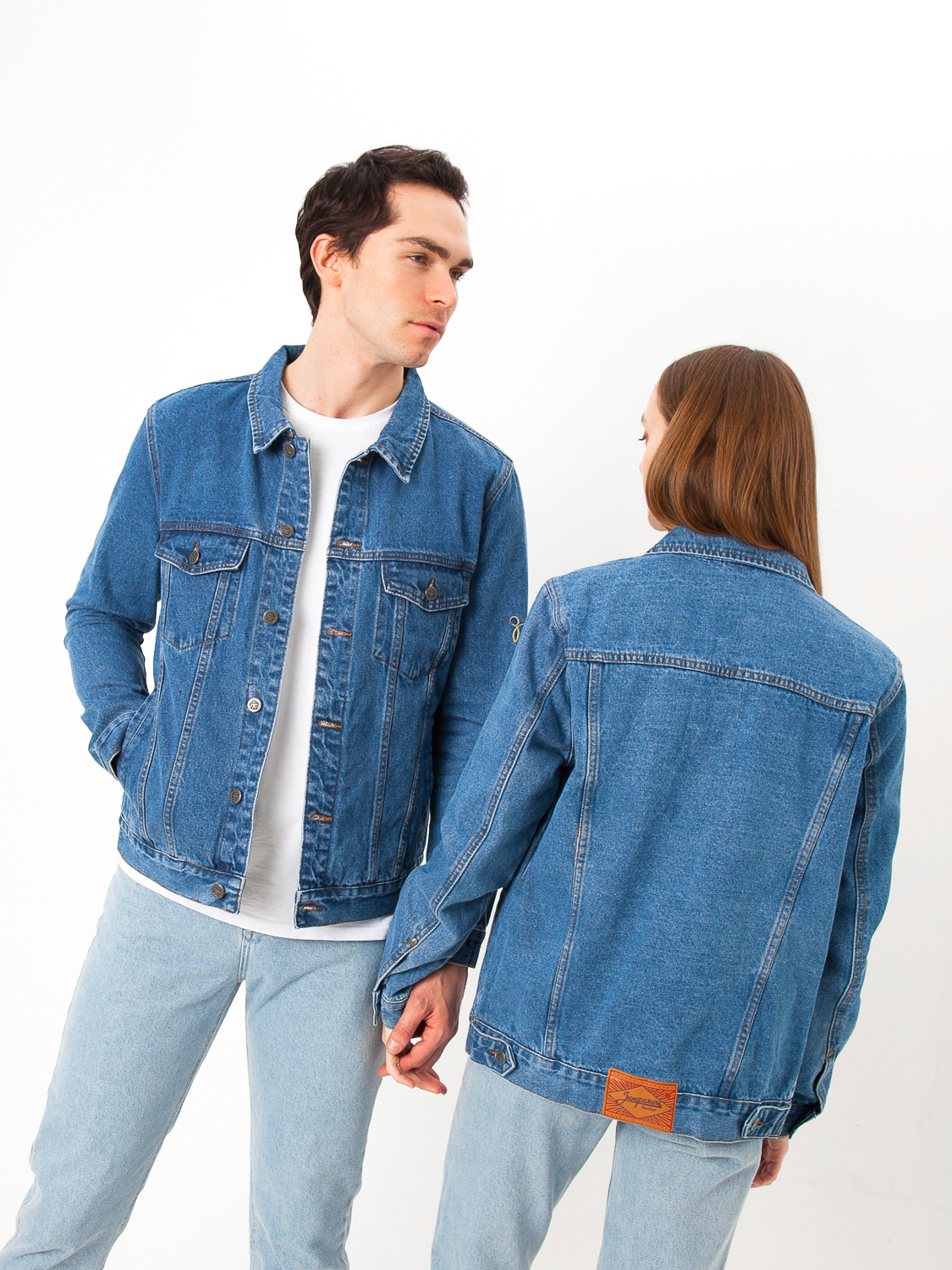 Джинсовый пиджак Запорожец Heritage Mid Blue