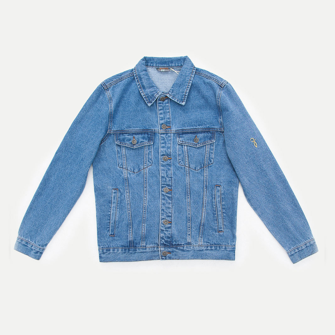 Джинсовый пиджак Запорожец Heritage Mid Blue