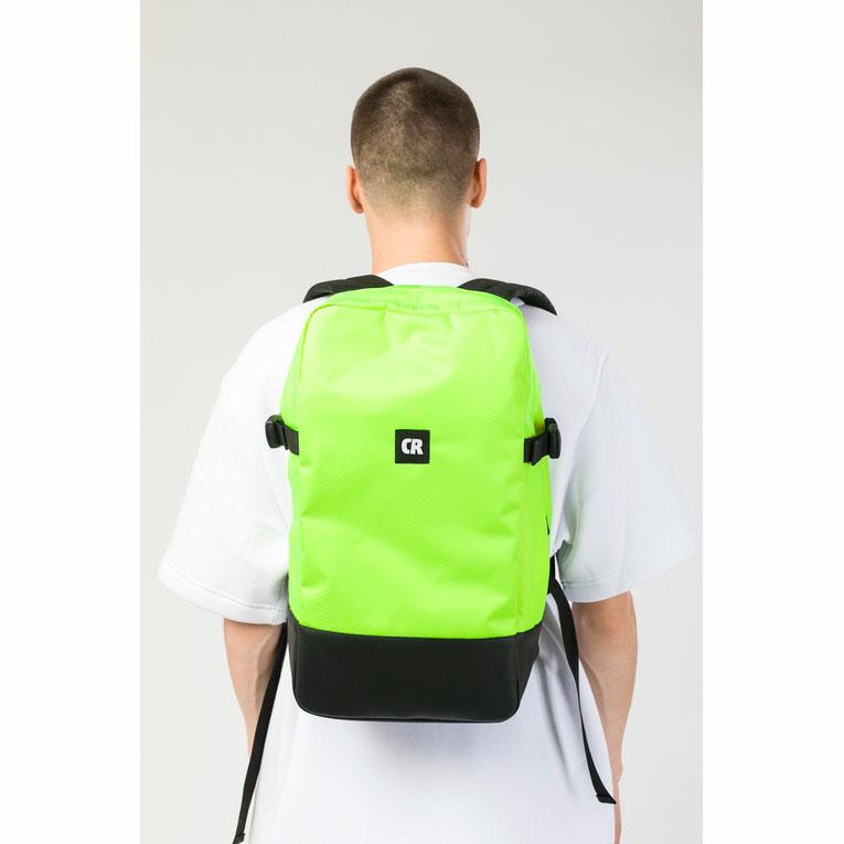 Рюкзак CODERED Street Флюр Лимон Соты/ Черный Кожзам