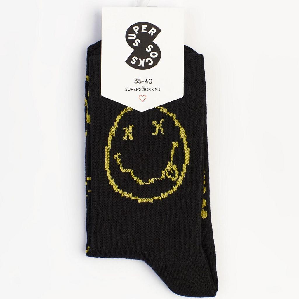 Носки SUPER SOCKS Smilies паттерн