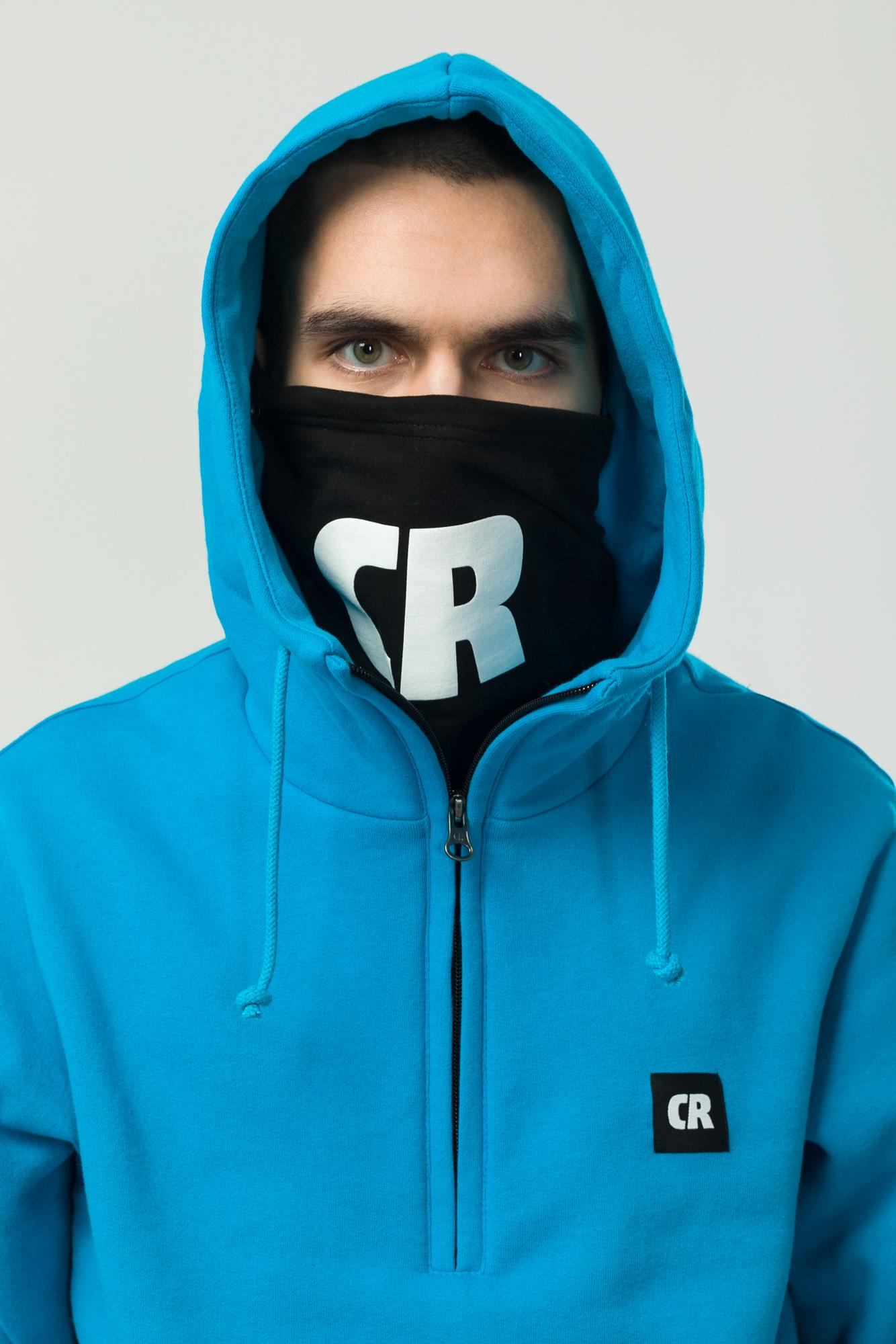 Толстовка CODERED The Mask CR Синий Яркий/Черная маска