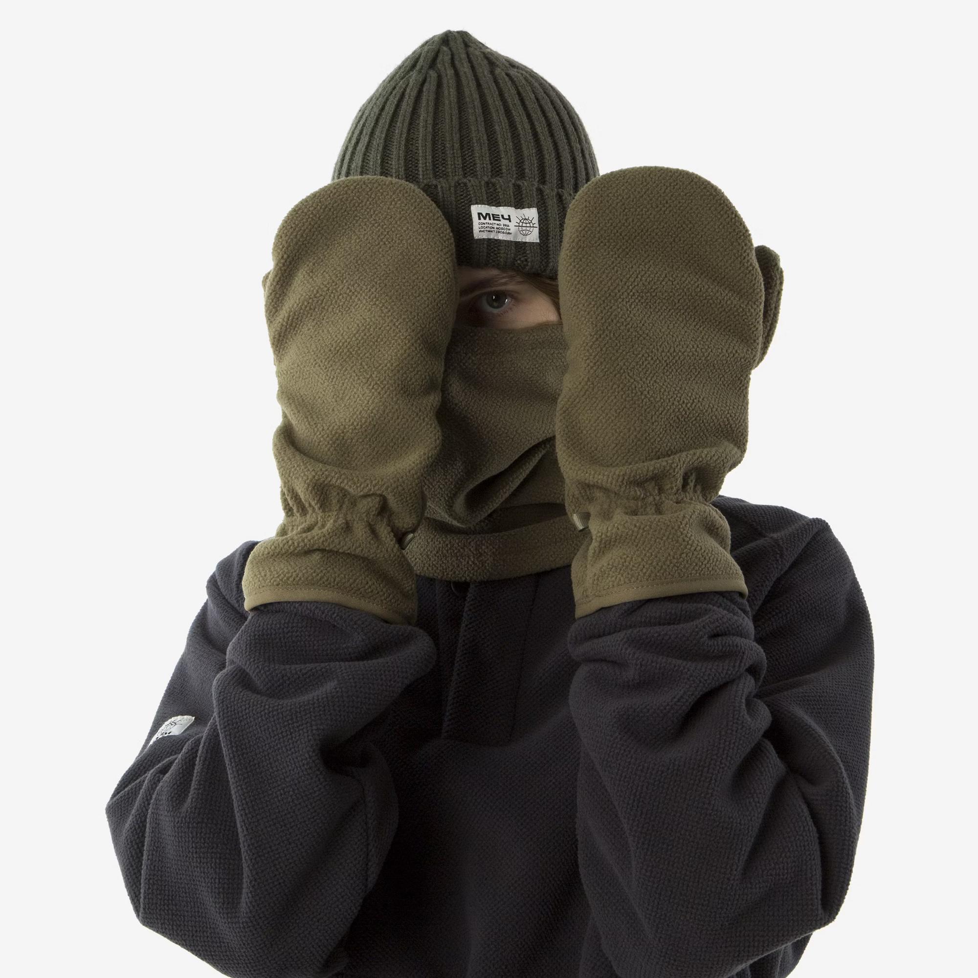 Варежки МЕЧ Fleece Mittens Olive