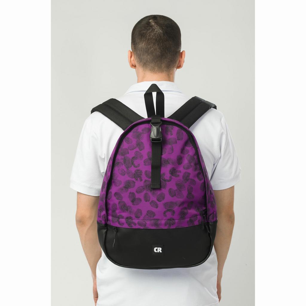 Рюкзак CODERED Standart Mini Дактилоскопия Фиолетовый/Черный