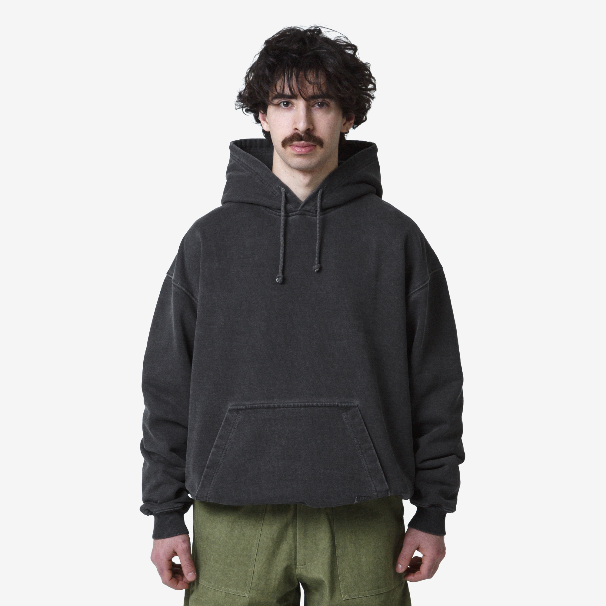 Толстовка Меч HD HEAVY GARMENT DYED Grey