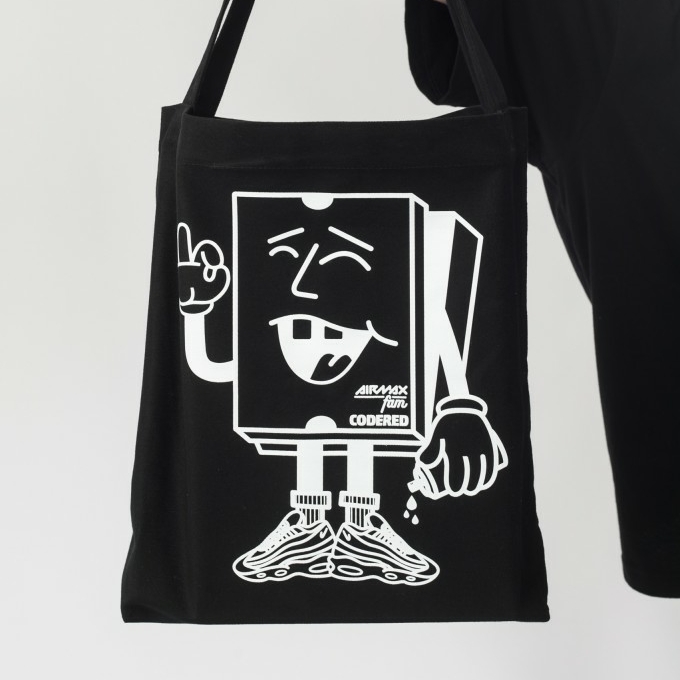Сумка-авоська CODERED Sole CODERED × AirMax.Fam Чёрный