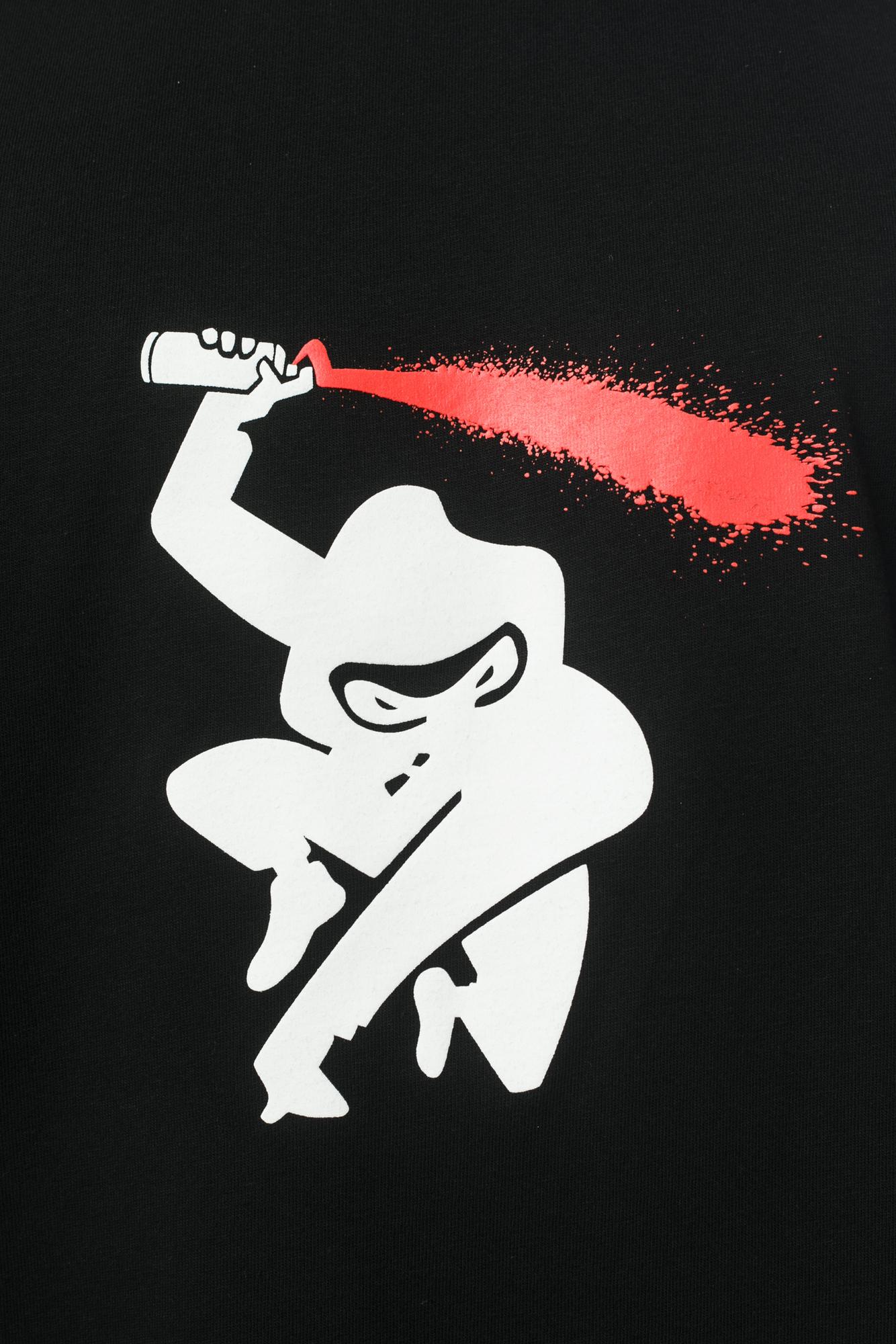 Футболка CODERED Over T Paint Tune Чёрный