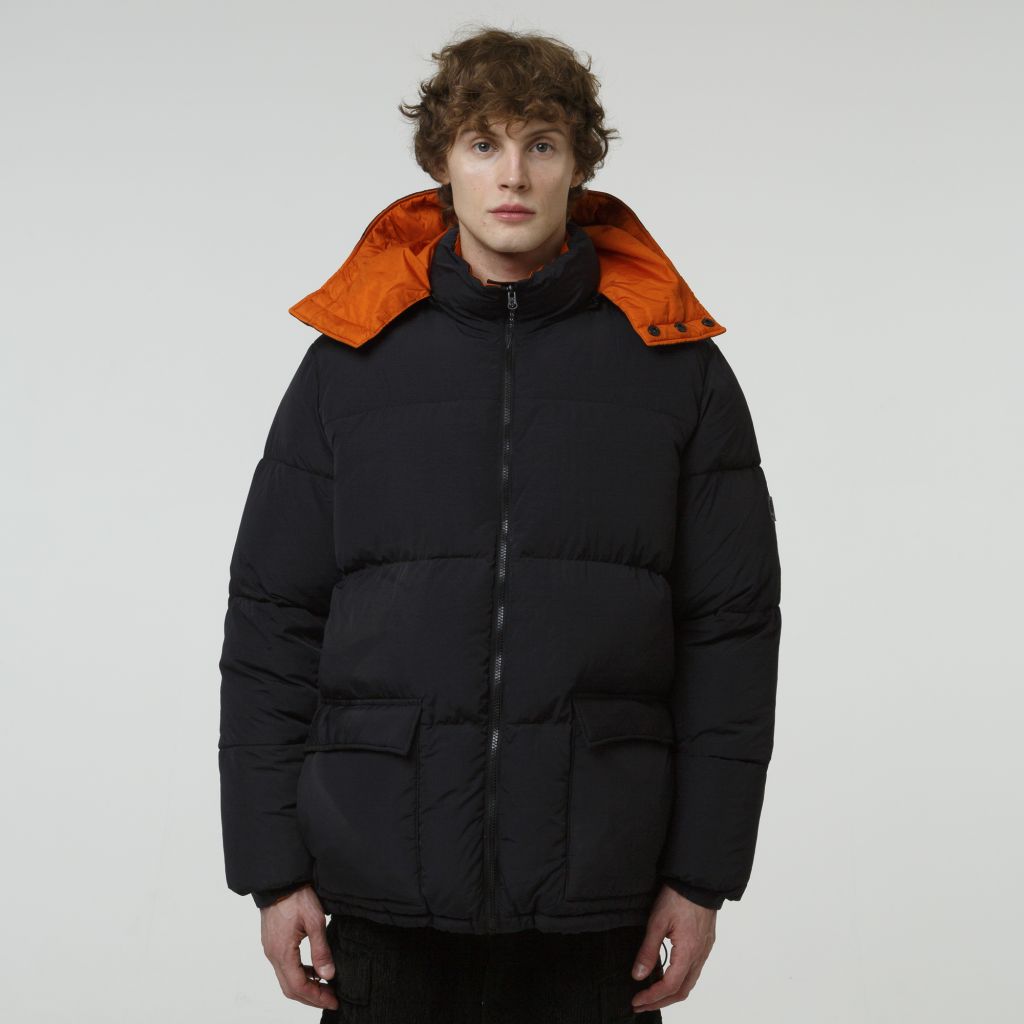 Куртка МЕЧ PUFFER REVERSIBLE Black/Orange