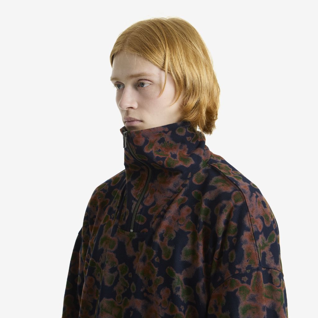 Толстовка Меч HALF ZIP RUSTY