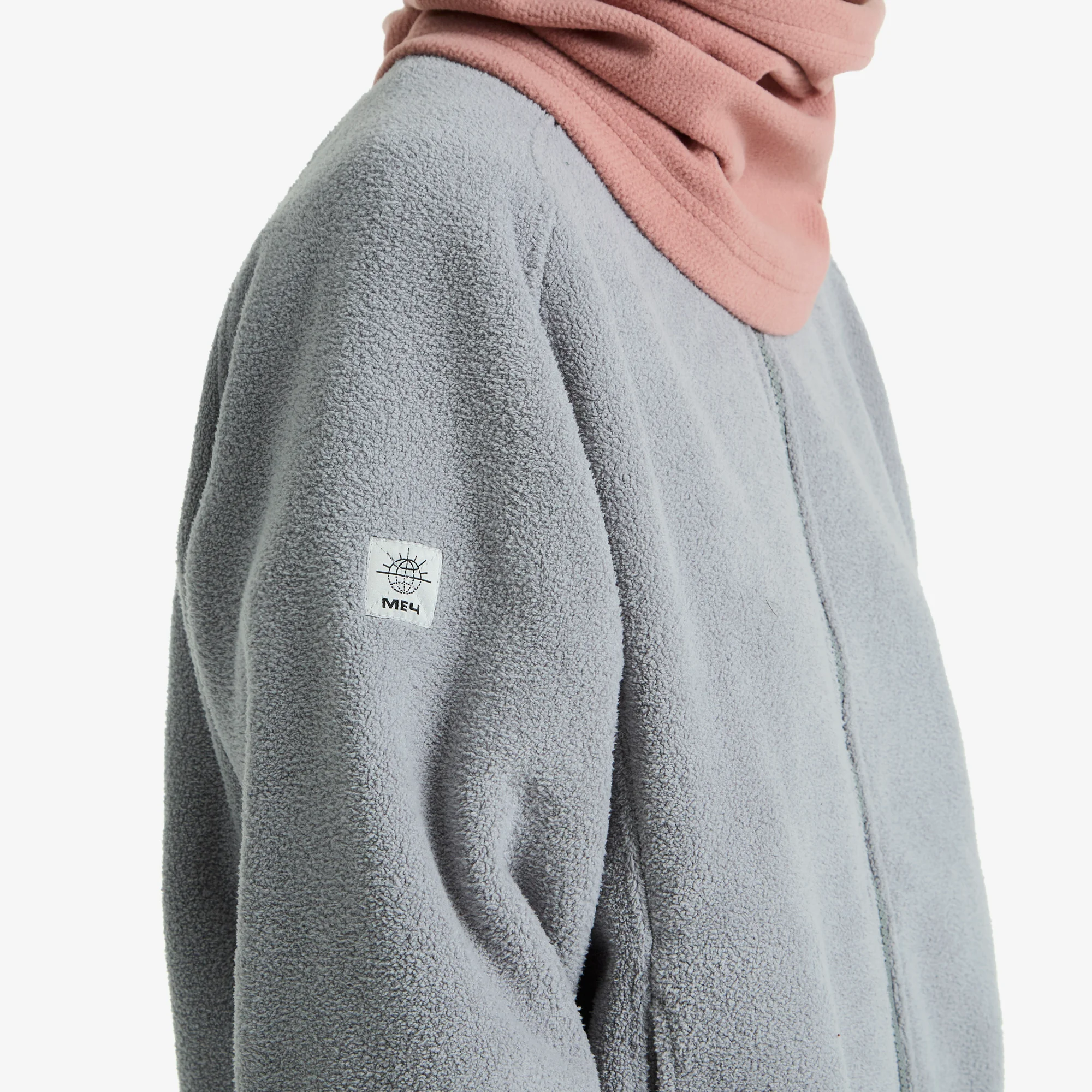 Толстовка Меч FLEECE ZIP Cloud Grey
