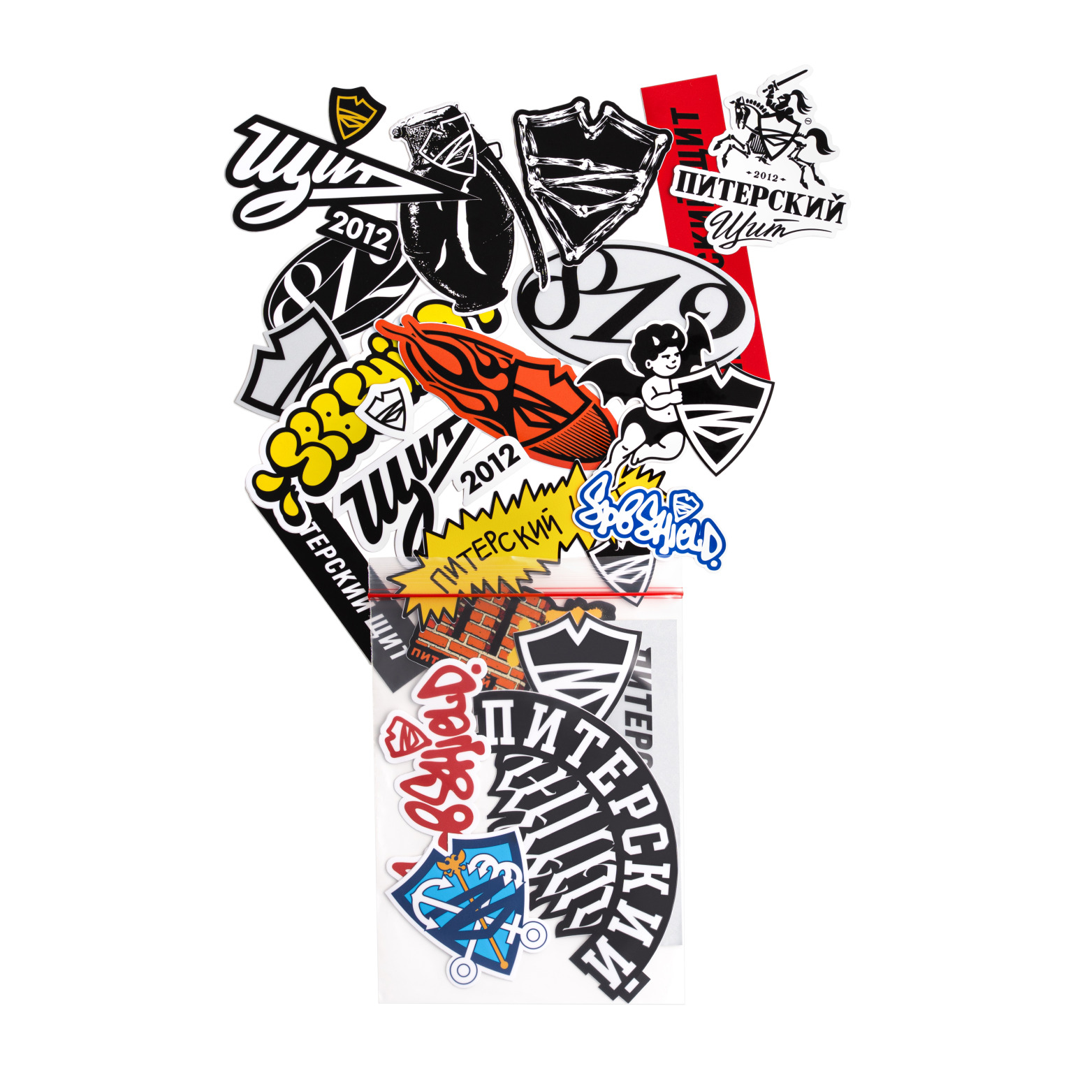 Стикерпак Питерский Щит «Комплект»