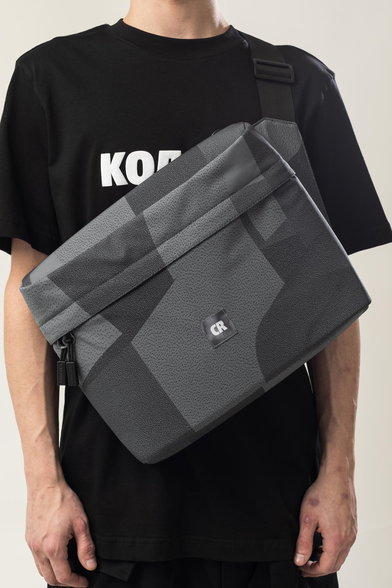 Сумка поясная CODERED 600 ml Серый тёмный