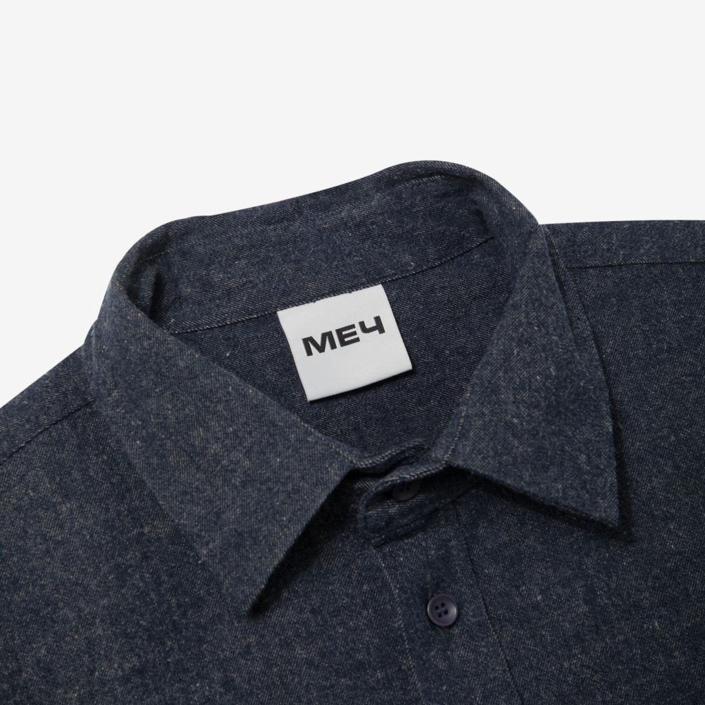 Рубашка Меч JEANS SHIRT Deep Blue