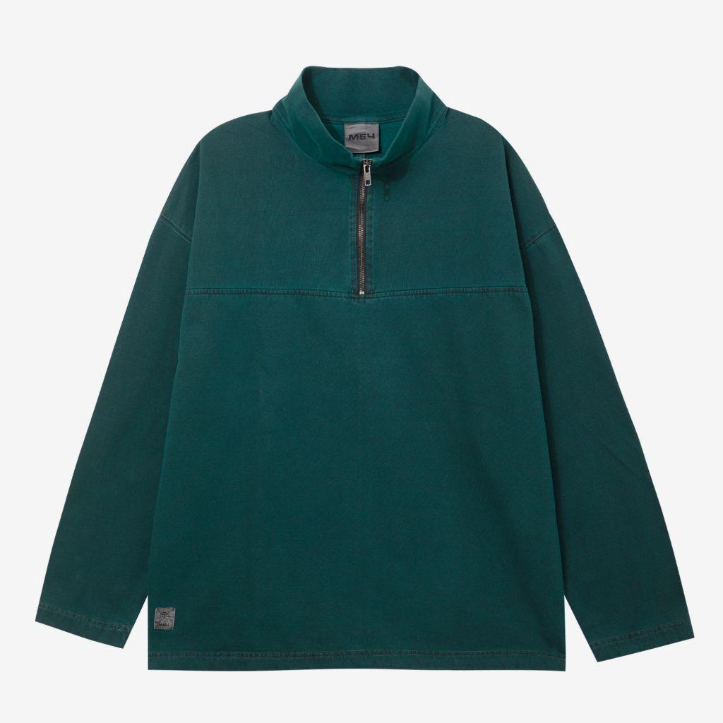 Толстовка Меч HALF ZIP DYED Sea Green