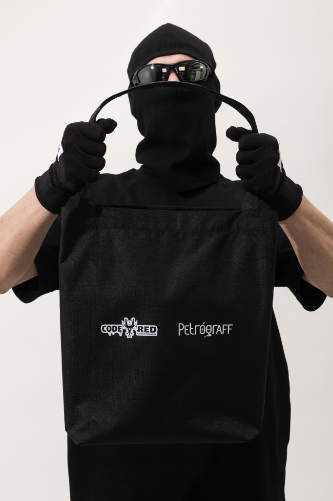Сумка-авоська Tote CODERED × Petrograff Чёрный