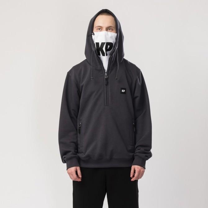 Толстовка CODERED Mask CR Light Серый тёмный