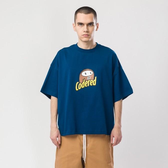 Футболка CODERED Wide T CRingles Синий Тёмный