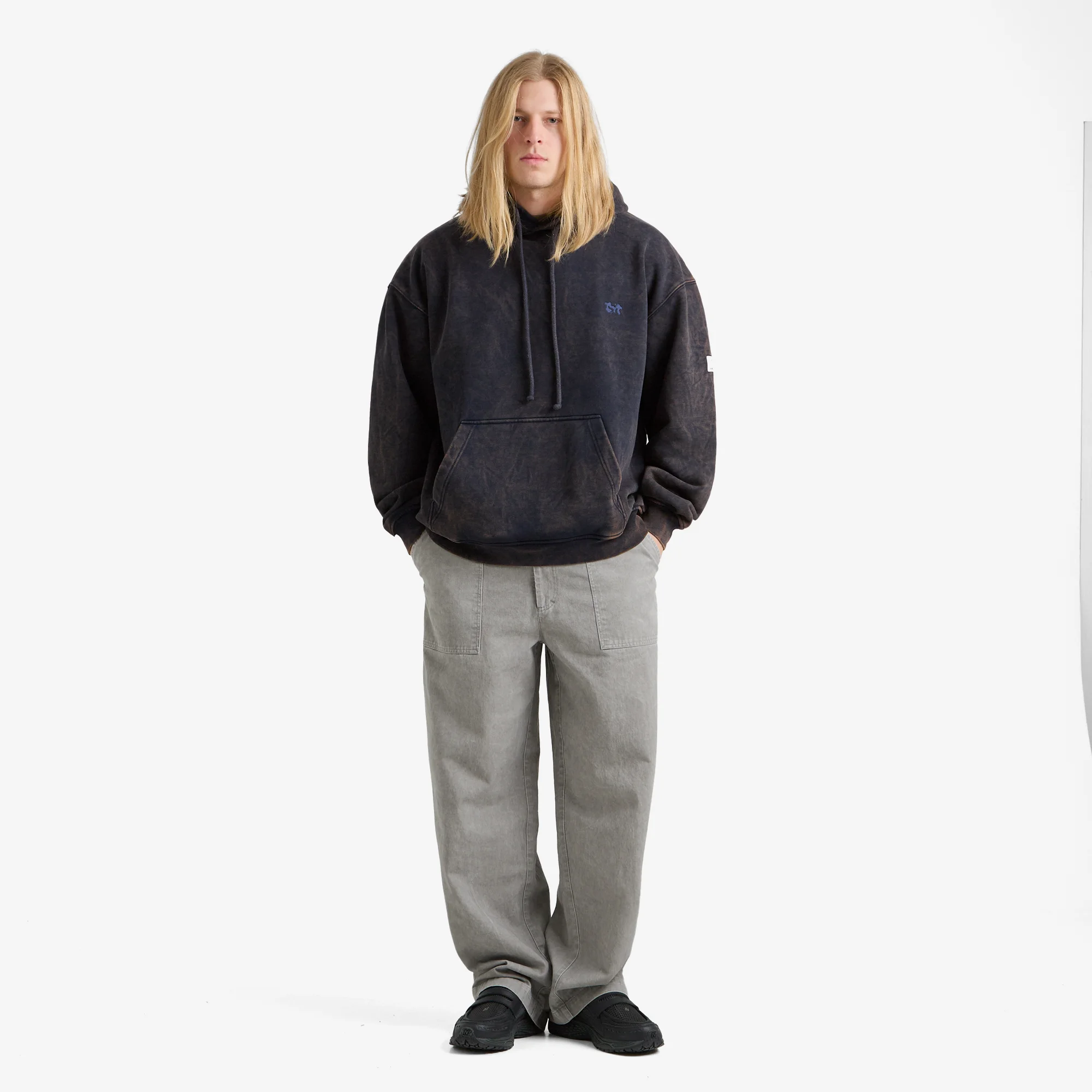 Толстовка Меч HD M WASHED Rusty Blue