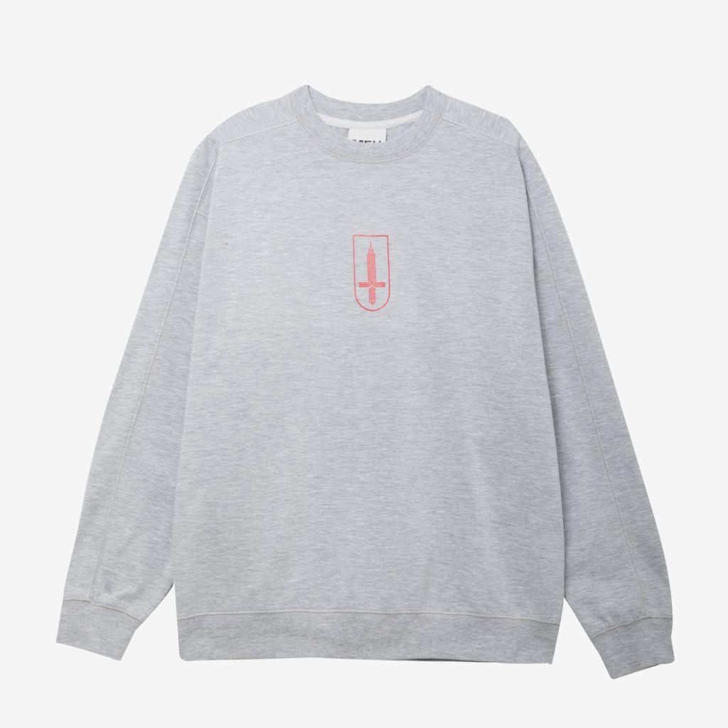 Толстовка Меч SW MOSCOW Melange Grey