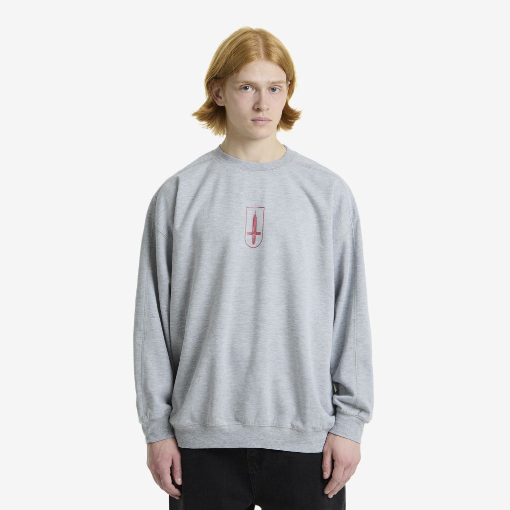 Толстовка Меч SW MOSCOW Melange Grey