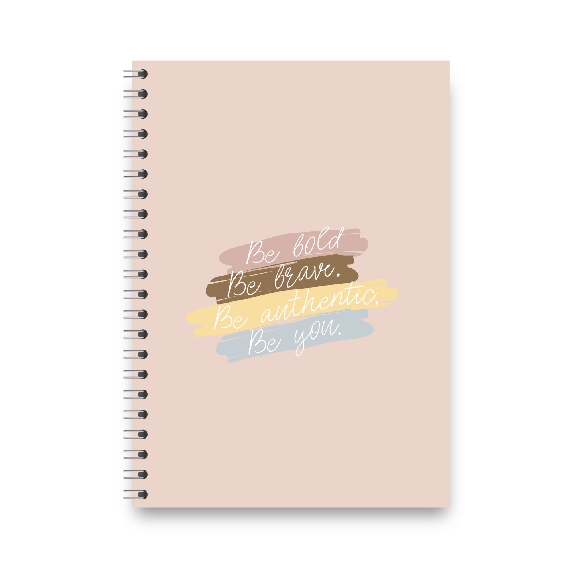 Блокнот "be bold, be brave..." в точку
