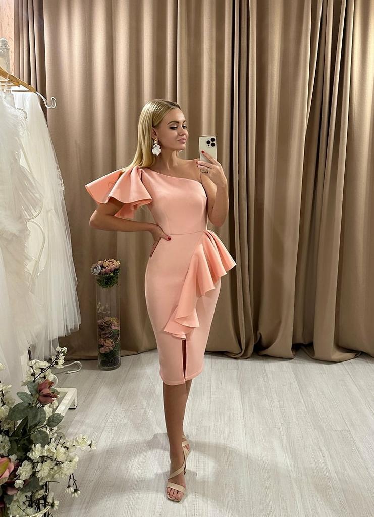 вечернее платье розовое