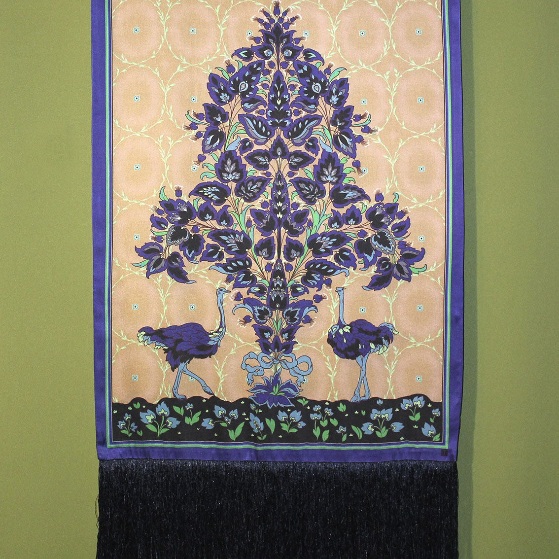 Палантин Страусы