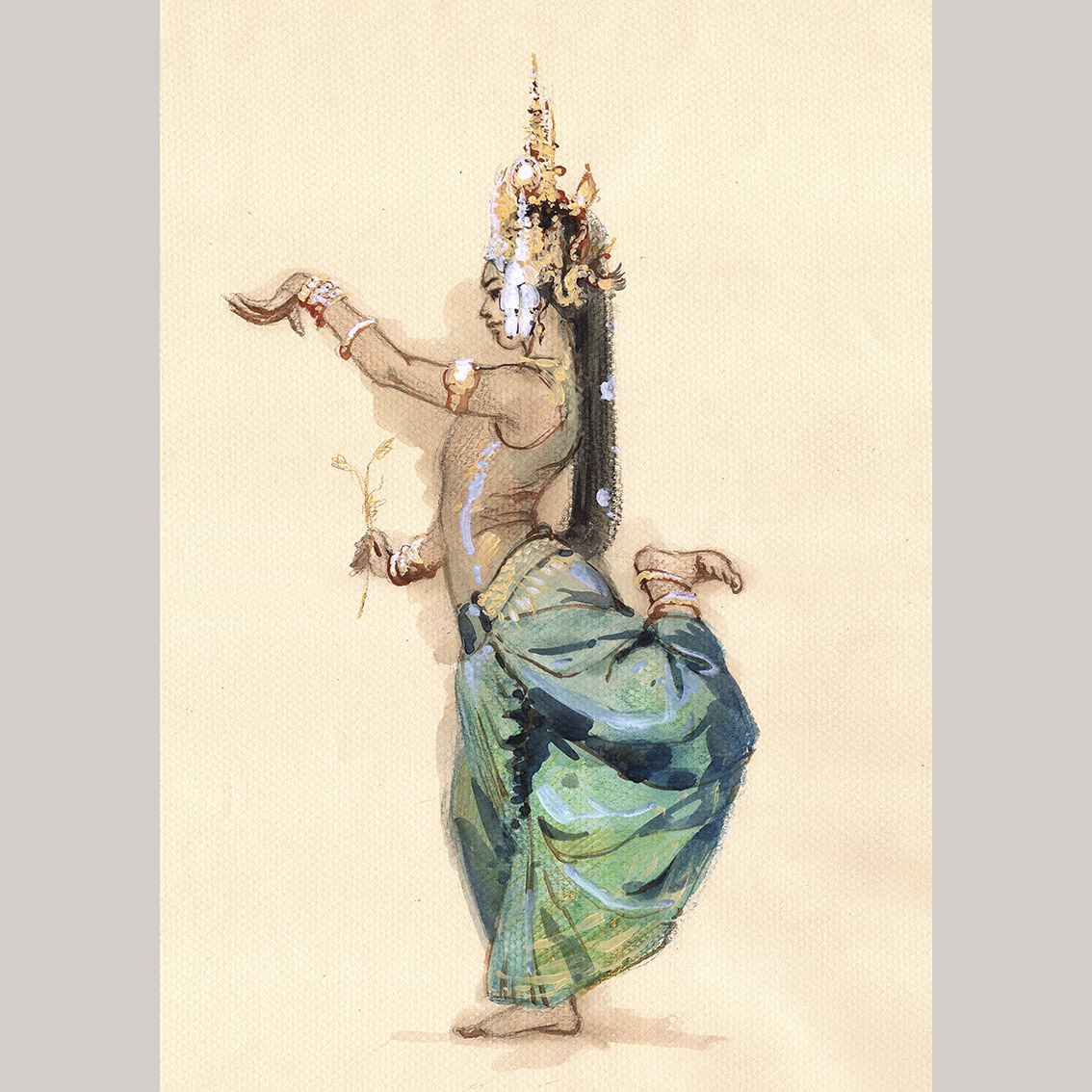 Открытка Танцовщица