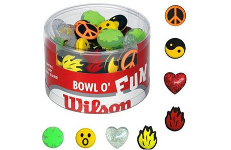 Виброгаситель для т/ракеток Wilson Bowl O' fun (1 шт.), ассорти