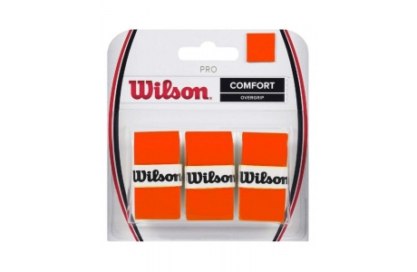 Намотка Wilson Pro Overgrip Burn Оранжевая 3 штуки